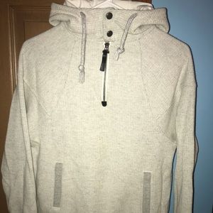 Prana NWOT 3/4 zip hoodie